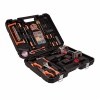 Дрель-шуруповерт акк NUMBER ONE CDI20/2.0-PRO-BR-2 20V*2Ah Li-ion 40Нм + набор 118пр Арт. CDI20/2.0-PRO-BR-2 1