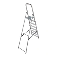 Стремянка алюминевая Krause SEPURO 7 ступеней с поручнями Арт. 128782