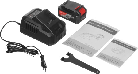 УШМ аккумуляторная DongCheng DCSM03-125(TYPE FK) 20V*5Ач 125мм 8500 об/мин 2 АКБ ЗУ кейс Арт. DCSM03-125(TYPE FK)