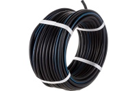 Рукав газовый d=6.3мм черный с синей полосой бухта 50м Арт. DK.1163.07927б