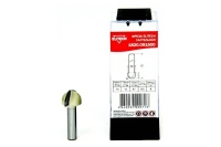 Фреза галтельная 2 лезвия хв-8мм, ф19мм, R9.5/12.0мм полукруглая Elitech Арт. 1820.091500