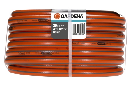 Шланг полив. Gardena Basic 3/4" 20м 20бар армир. ПВХ Арт. 18145-29.000.00