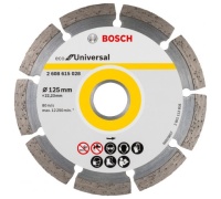 Диск алм BOSCH 125*22.2*2.0мм ECO Universal сегм. сух. Б Кир. Абраз. 10шт./уп. Арт. 2608615041