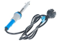 Паяльник ЗУБР 100Вт, в наборе припой + подставка, 2-комп. рукоятка, клин, керамический нагреватель Арт. 55402-100