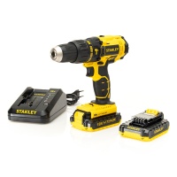 Дрель акк уд Stanley SCH201D2K-RU 18V*2.0Ah Li-ion 45Нм Арт. SCH201D2K-RU