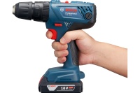 Дрель акк уд BOSCH GSB 180-Li 18V*2Ah Li-Ion 54Нм 21 полож. подсвет. 2 акк ЗУ чемод. Арт. 06019F8323