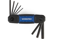 Набор ключей шестигр. 8шт. складной метрический WORKPRO Арт. WP222028