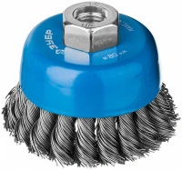 Щетка чашечная для УШМ витая 80мм, М14 ЗУБР Арт. 35275-080_z02