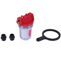 Фильтр для насоса 1" 1л 8бар 125мм 3000л/ч Elitech Арт. 1005.000400