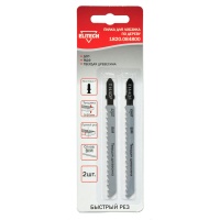 Пилки д/лоб по дер ELITECH 2шт,BIM,75мм,рез 5-50мм,д\тв.дер,МДФ,ДСП,быстр\пропил(T144DF) Арт. 1820.084800