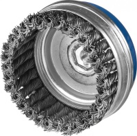 Щетка чашечная усиленная для УШМ витая 120мм, М14 ЗУБР Арт. 35271-120_z02