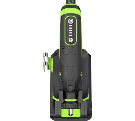  Гравер GreenWorks G24RT, 24V, б/щет, цанги 2,4/3,2мм, 6500–35000 об/мин, оснастка 52 шт, 1x2Ач,ЗУ,сумка,кор