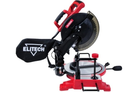 Пила торцовочная Elitech ПТ 1625 1.6кВт 255х30мм гл. 65мм дл. 150мм лазер Арт. ПТ 1625 (Е2007.004.00)