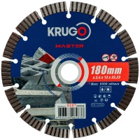 Диск алм KRUGO MASTER Турбо 180*22.2мм сегмент Арт. 81071800268