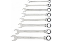 Набор ключей комб. трещет. 8шт 8-19мм пластик холдер MATRIX Арт. 14513