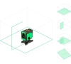 Нивелир лазерный AMO LN 360 GREEN Арт. 851674