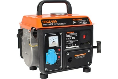 Генератор бенз PATRIOT MaxPower SRGE 950 0,65/0,8кВт 220В 2-х тактный Арт. 474103119