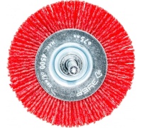 Щетка дисковая 75мм, нейлоновая со штифтом, для дрелей ЗУБР Арт. 35161-075_z02