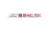Полотно сабел. по мет. Milwaukee 150х1.4 Metal Ice Edge 5шт./уп. Арт. 48004184