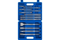 Набор буров и долот SDS+ 13 шт ЗУБР ПРОФЕССИОНАЛ БУРАН в кейсе Арт. 29360-H13