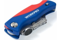 Нож складной WORKPRO быстросменный трапец. лезвие 160мм Арт. WP211006