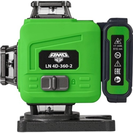 Нивелир лазерный AMO LN 4D-360-2 25м 0,2мм/м 4луча 1/4" 5/8" Арт. 821180