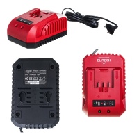 Набор ELITECH 2 аккумулятора 18В 2A/h Li-ion + 2 ЗУ 1820.098200 Арт. 1820.131800