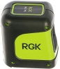 Нивелир лазерный RGK ML-11G 10м 0,2мм/м 2луча 1/4" Арт. 775090
