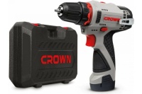 Дрель-шуруповерт акк CROWN CT21072HX-2 BMC 12V*2Ah 30Нм 2 акк ЗУ кейс Арт. CT21072HX-2 BMC