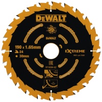 Диск пильный 190x30мм 24T DeWALT EXTREME Арт. DT10304-QZ