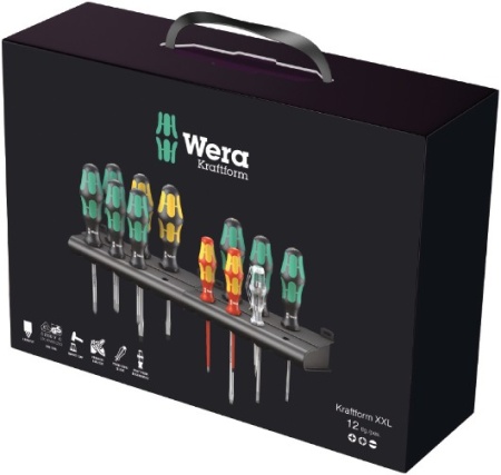 Набор отверток WERA Kraftform XXL 12 предметов Арт. WE-051010