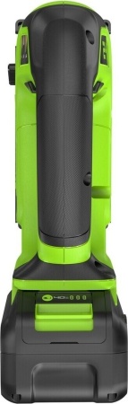 Лобзик акк. Greenworks 24V GD24JS90, б/щет, 90 мм,0-3000/мин,4 ст.маятник,LED,1х4Ач,ЗУ,кор (3601707CUB)