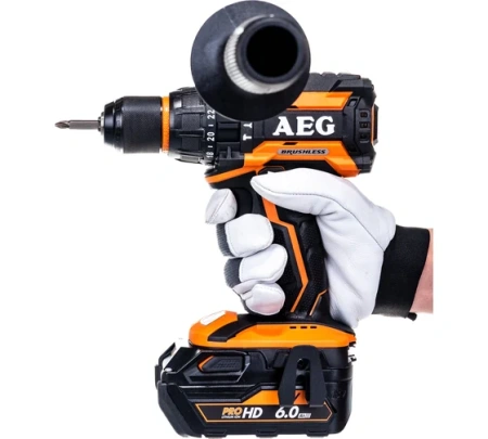 Дрель акк уд AEG BSB18BL LI-602C 18V*6.0Ah Li-Ion 140Нм БЗП 2 скор. 2 акк. ЗУ Арт. 4935464100