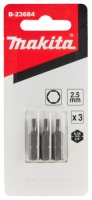 Бита HEX2.5 25мм Makita C-form 3 шт/упак Арт. B-23684