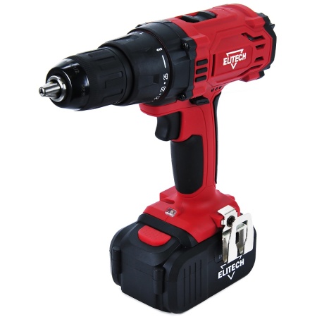 Дрель-шуруповерт акк Elitech ДА 18СЛ2 (Е2201.006.02) 18V*4 Ач, Li-ion, 45Нм Арт. ДА 18СЛ2 (Е2201.006.02)