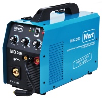 Полуавтомат WERT MIG 200 20-200А 4.4кВт 0.6-1.0мм 220В Арт. MIG 200 (W1701.003.00)